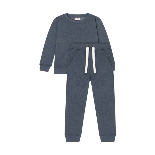 Hovedbilde Minymo Joggedress til barn - ombre blue