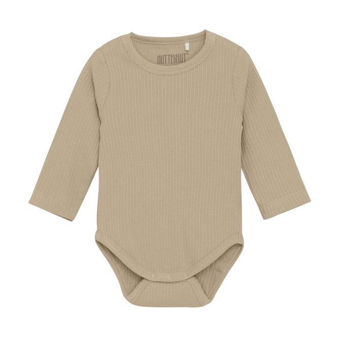Hovedbilde Huttelihut Rib body til baby - irish cream