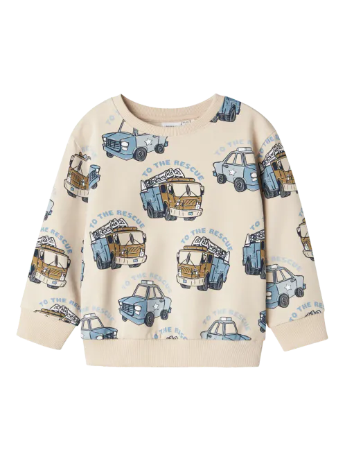 Hovedbilde Name It Dibbo Brannbil Sweatshirt til barn - ...