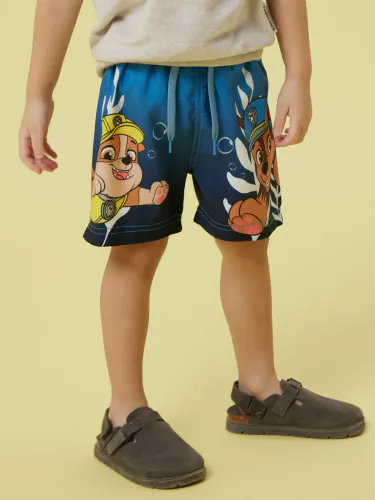 Name It Mabbe Paw Patrol badeshorts til barn - parisian blue