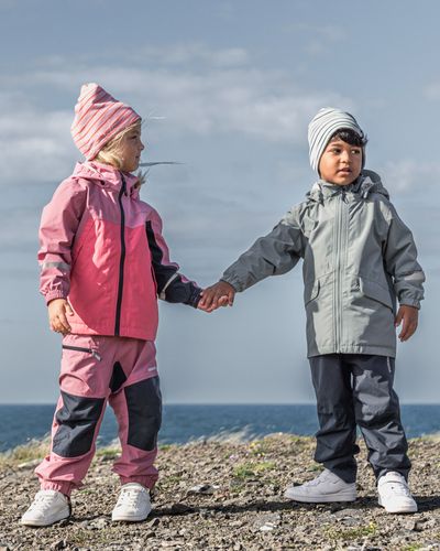 Didriksons Pilvi skalljakke til barn - heather pink