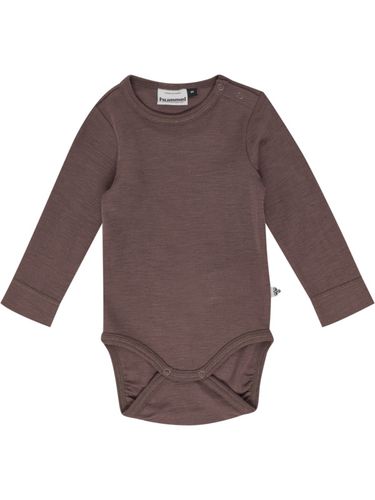 Hummel Mini ull rib body - twilight mauve