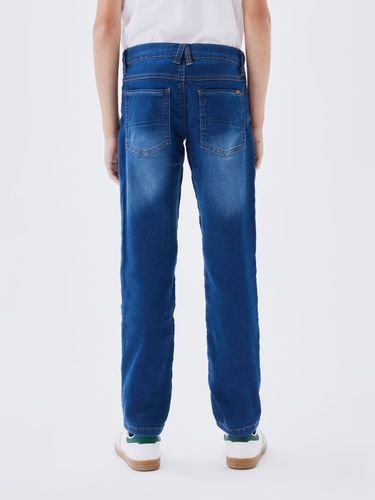 Name It Theo xtra slim jeans til barn - medium blue denim