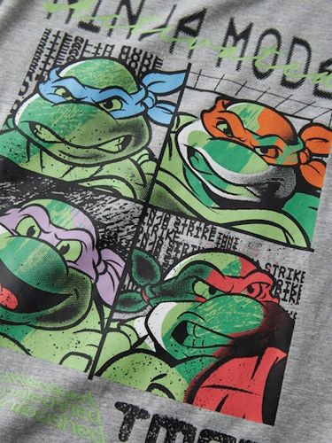 Name It Don TMNT t-skjorte til barn - grey melange