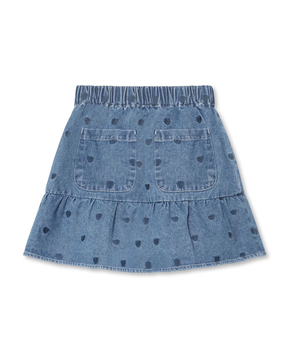Fliink Donna Denim skjørt til barn - light denim blue