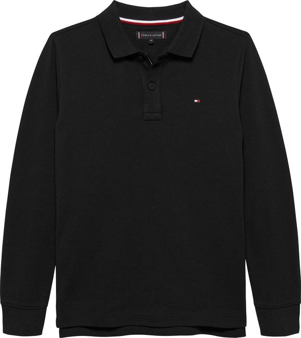 Hovedbilde Tommy Hilfiger langermet polo til barn - black
