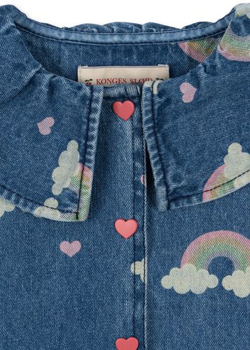 Konges Sløjd Magot Denimskjorte til barn - rainbow 