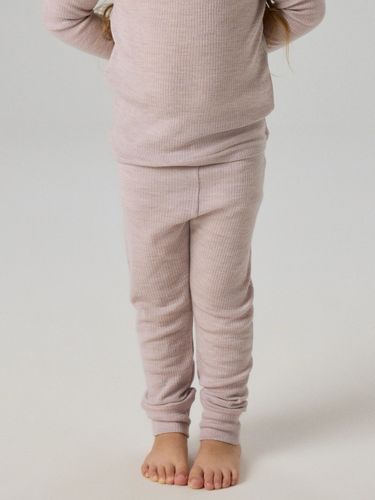 Name It Wax ull rib leggings til barn - violet ice