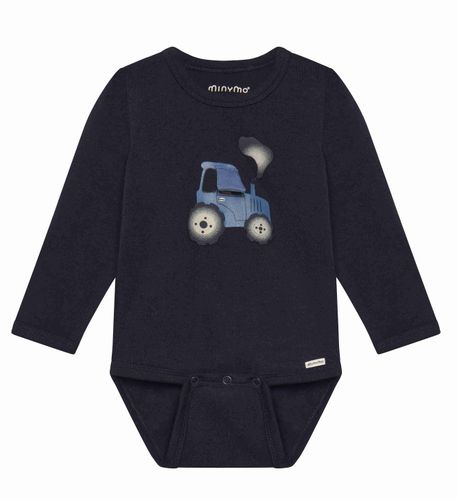 Minymo Traktor body til baby - dark sapphire