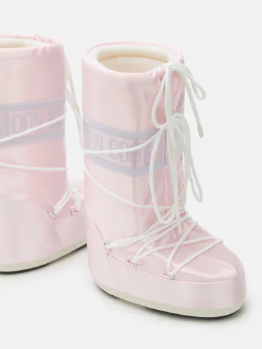 Moon Boot Icon Pearly til barn - rose