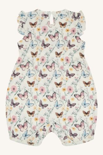Hust & Claire Milu Butterfly bambus sommerdrakt - ivory
