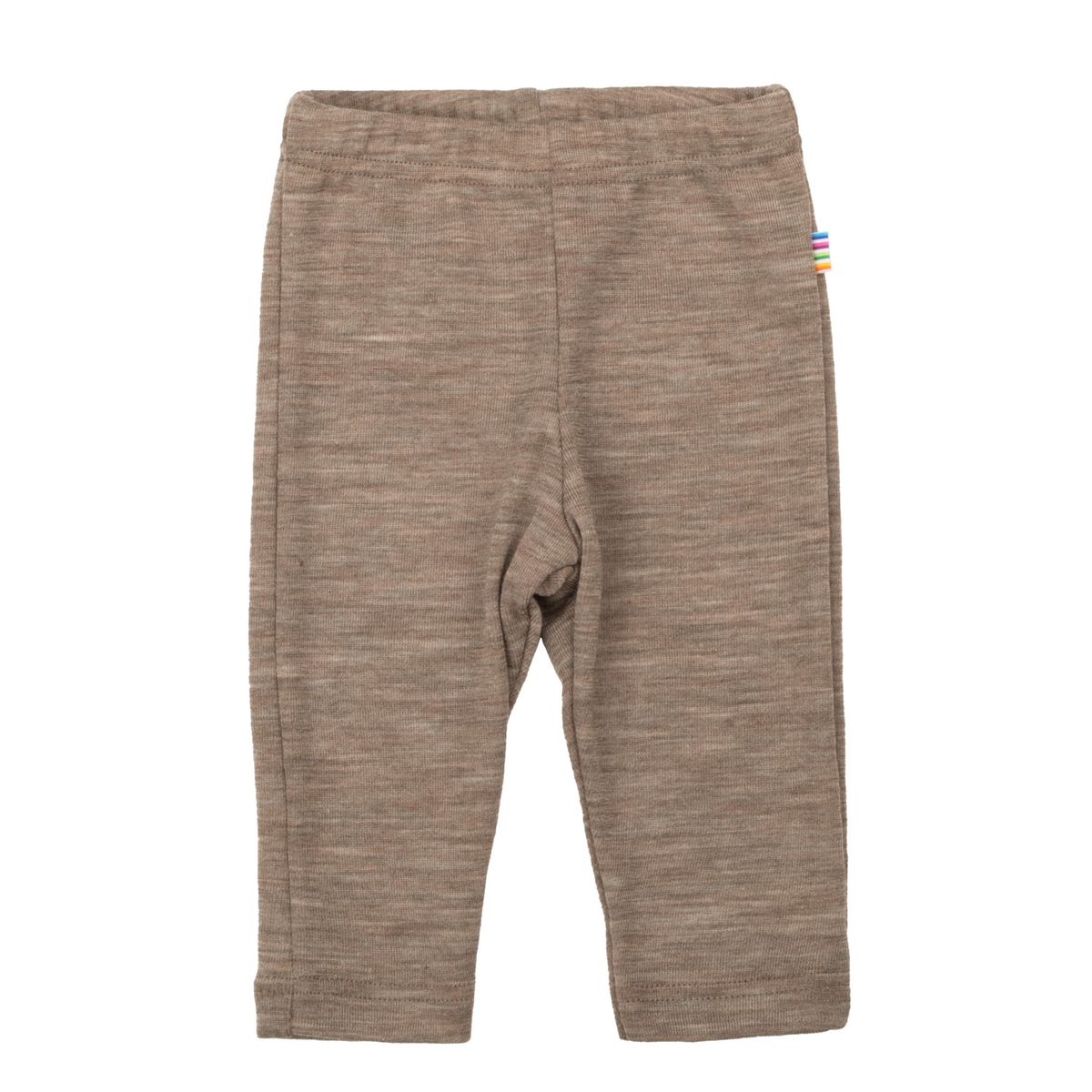 Joha ull/silke melange leggings - beige 