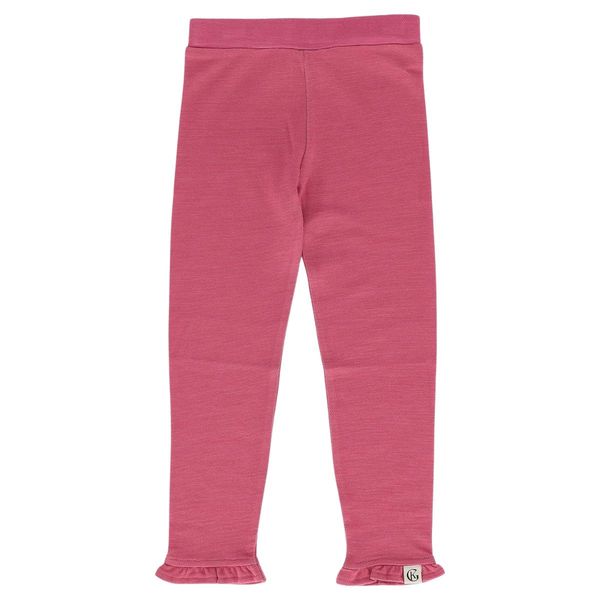 Hovedbilde Gullkorn Amfis ull/bambus rysje bukse - varm rosa