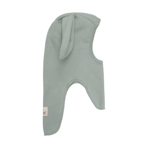 Huttelihut Bunny balaclava bomullsfleece - lily pad melange