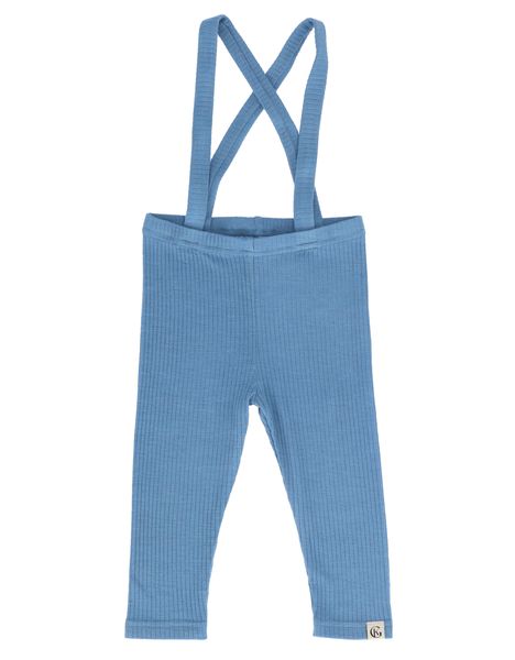 Hovedbilde Gullkorn Chalk ull selebukse til baby - tåkeblå
