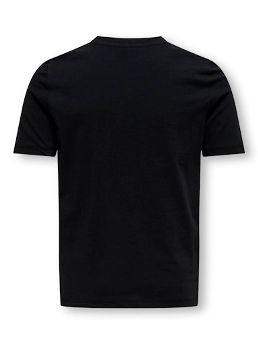 Kids Only  Rosa t-skjorte til barn - black/keep smiling
