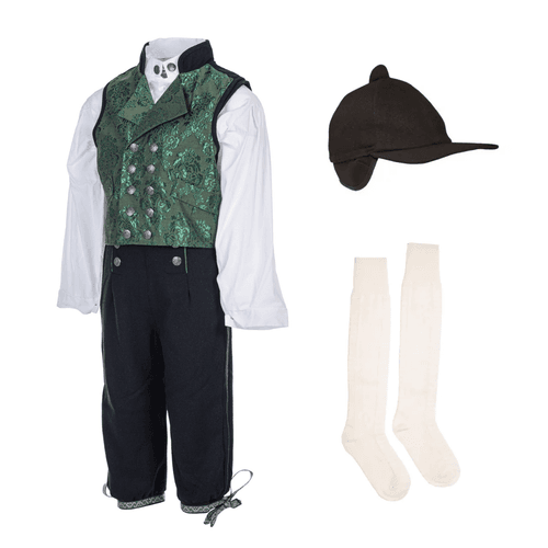 Pakkedeal - Salto Mathias festdrakt til gutt - grønn