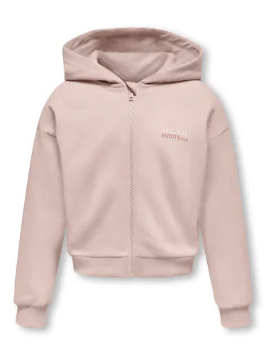 Kids Only Rita Hettegenser med zip - rose smoke