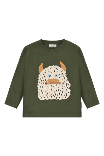 Hust & Claire Anton Snowmonster genser - deep ivy