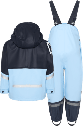 Didriksons Waterman Regnsett til barn -  light sea blue