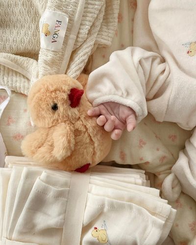 Fanga Fontana Elu heldress til baby - antique white