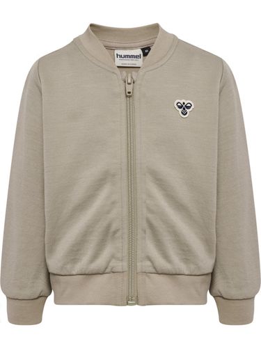 Hummel Bee Mini ull/bomull zip jakke - vintage khaki