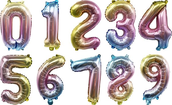 Hovedbilde Folieballong Tall - unicorn