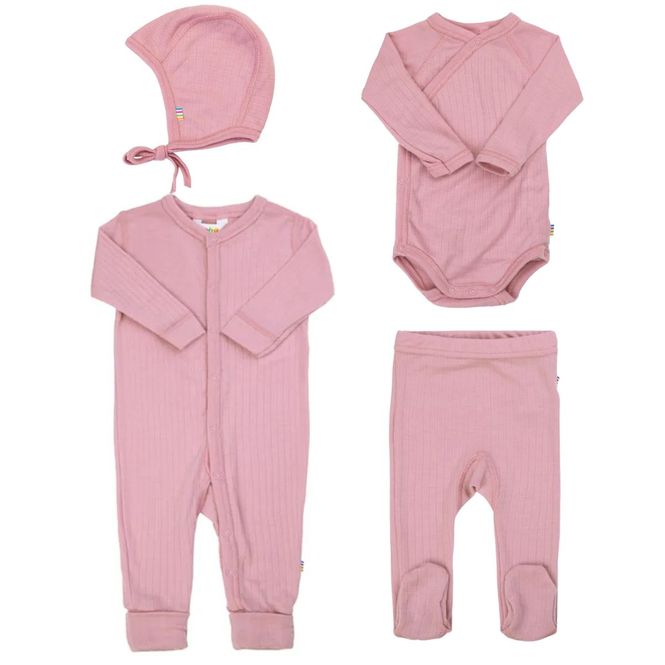 Hovedbilde Pakkedeal - Joha merinoull baby - gammelrosa 