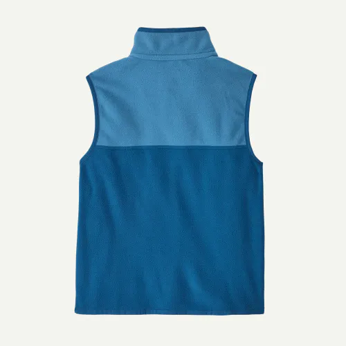 Patagonia Kids’ Micro D™ Snap-T® Fleece Vest, Aquatic Blue