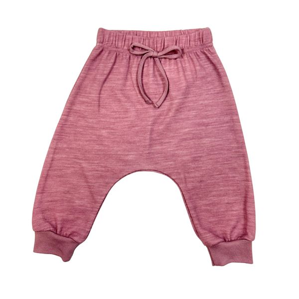 Hovedbilde Blinke Rose ull/bambus bukse ensfarget - floral ...