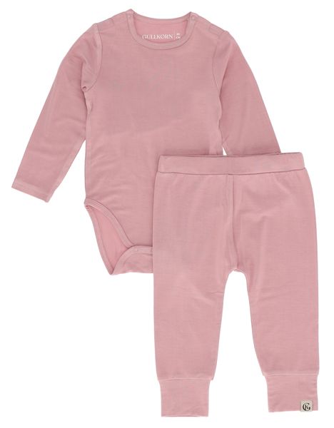 Hovedbilde Gullkorn Vennen baby sett - grårosa