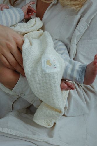 Fanga Fontana Venti Strikkebukse til baby - gray dawn