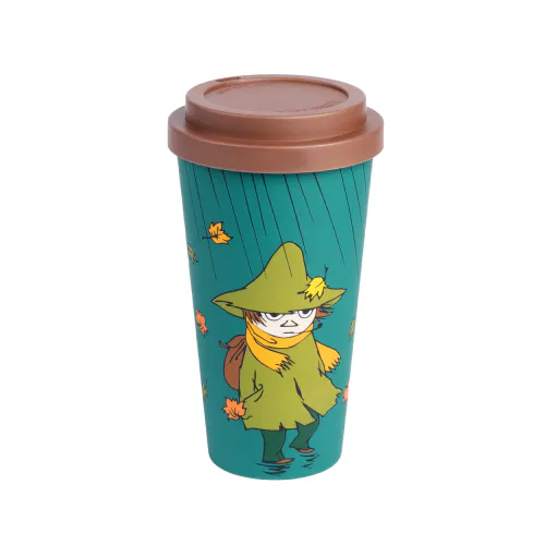 Moomin Take Away Kopp, 450ml, Snusmumrikken Grønn
