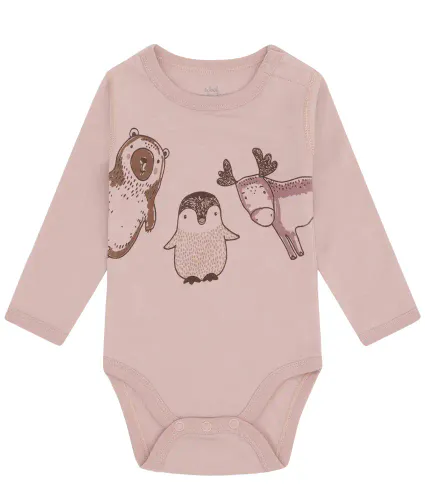 Hust & Claire Baloo Animals ull/bambus body - adobe rose