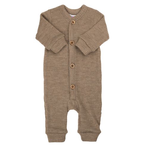 Joha Ribbestrikket heldress til barn - beige