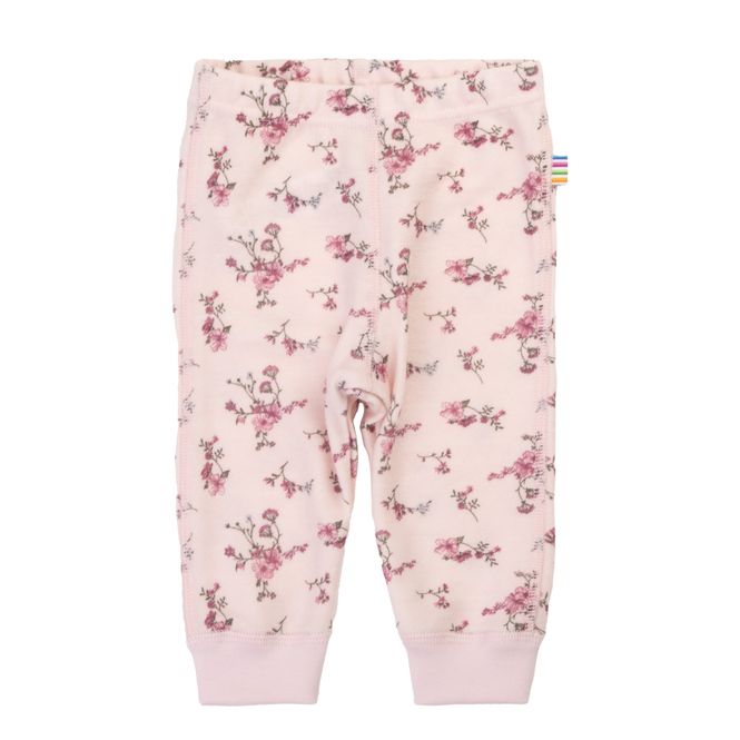 Hovedbilde Joha Flora ull/bambus leggings - lys rosa