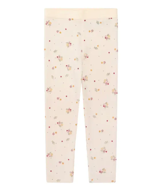 Hovedbilde Hust & Claire Liro Flora ull leggings - off white