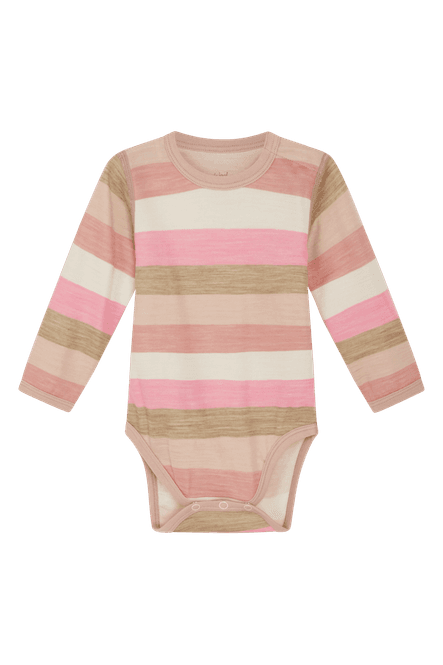 Hovedbilde Hust & Claire Baloo Wide Stripe ull/bambus body - ...