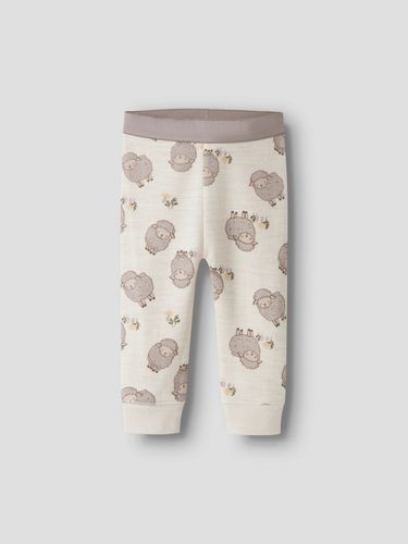 Name It Wup ull/bomull legging baby - peyote melange sheep
