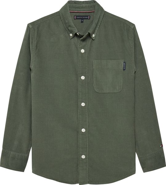 Hovedbilde Tommy Hilfiger Kordfløyel skjorte - pewter green