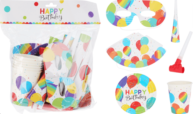 Hovedbilde Bursdagssett - ballong