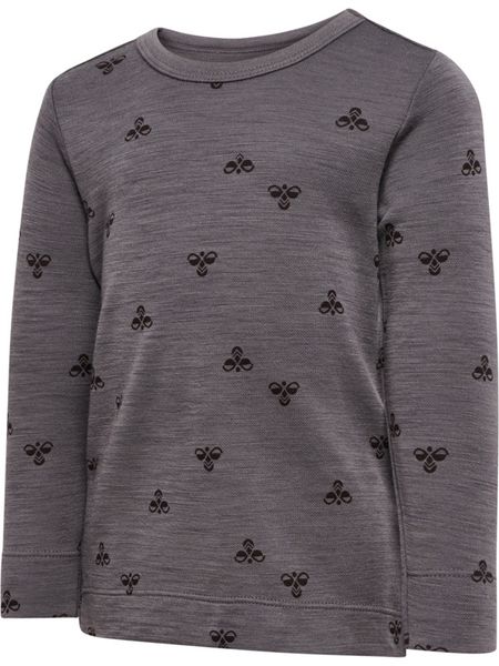 Hovedbilde Hummel Mini ull/bambus trøye - charcoal gray