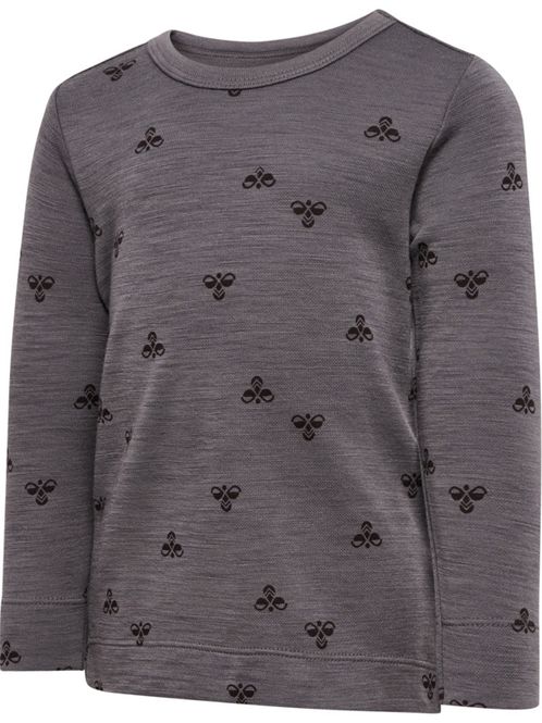 Hovedbilde Hummel Mini ull/bambus trøye - charcoal gray
