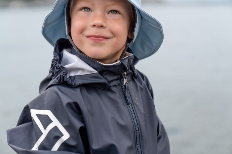 Didriksons Waterman Regnsett til barn -  light sea blue