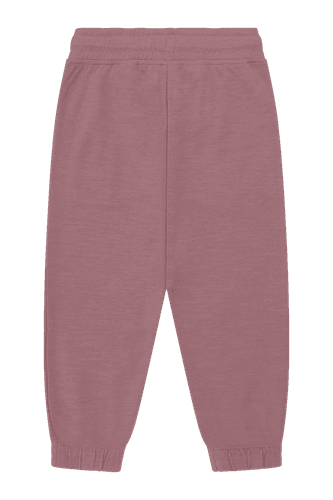 Hust & Claire Galon ull/bambus bukse - pale mauve