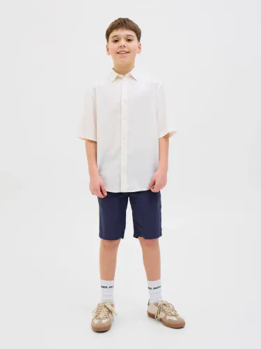 Jack and Jones Jaiden Linshorts til junior - night sky
