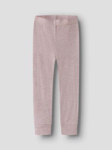 Name It Wax ull rib leggings til barn - violet ice