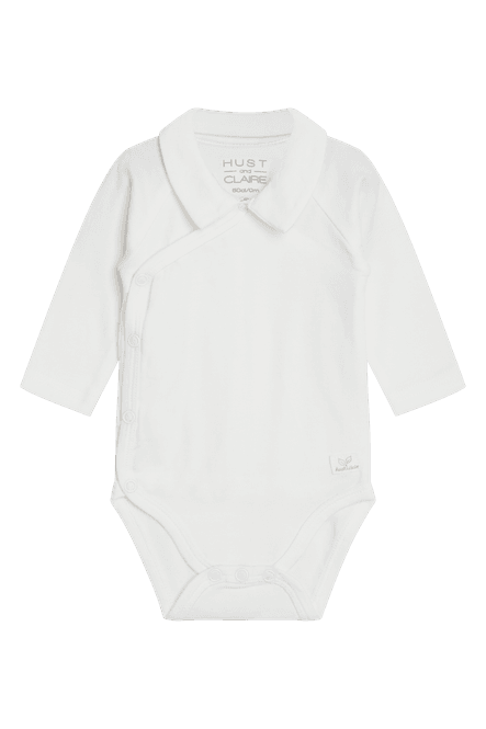 Hovedbilde Hust & Claire Baba omslagsbody med krage - sugar