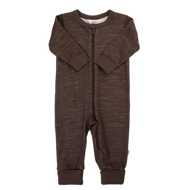 Hovedbilde Joha Solid ull/bambus heldress - brun