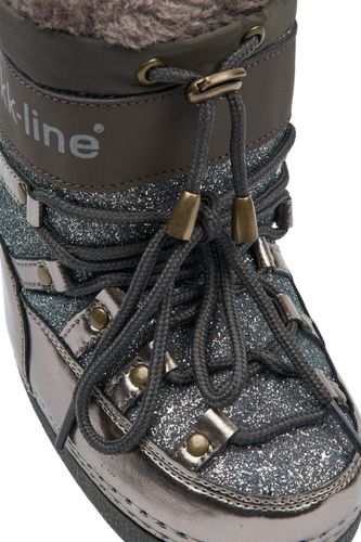 Mikk-Line Snow Boot Glitter  - dark shadow